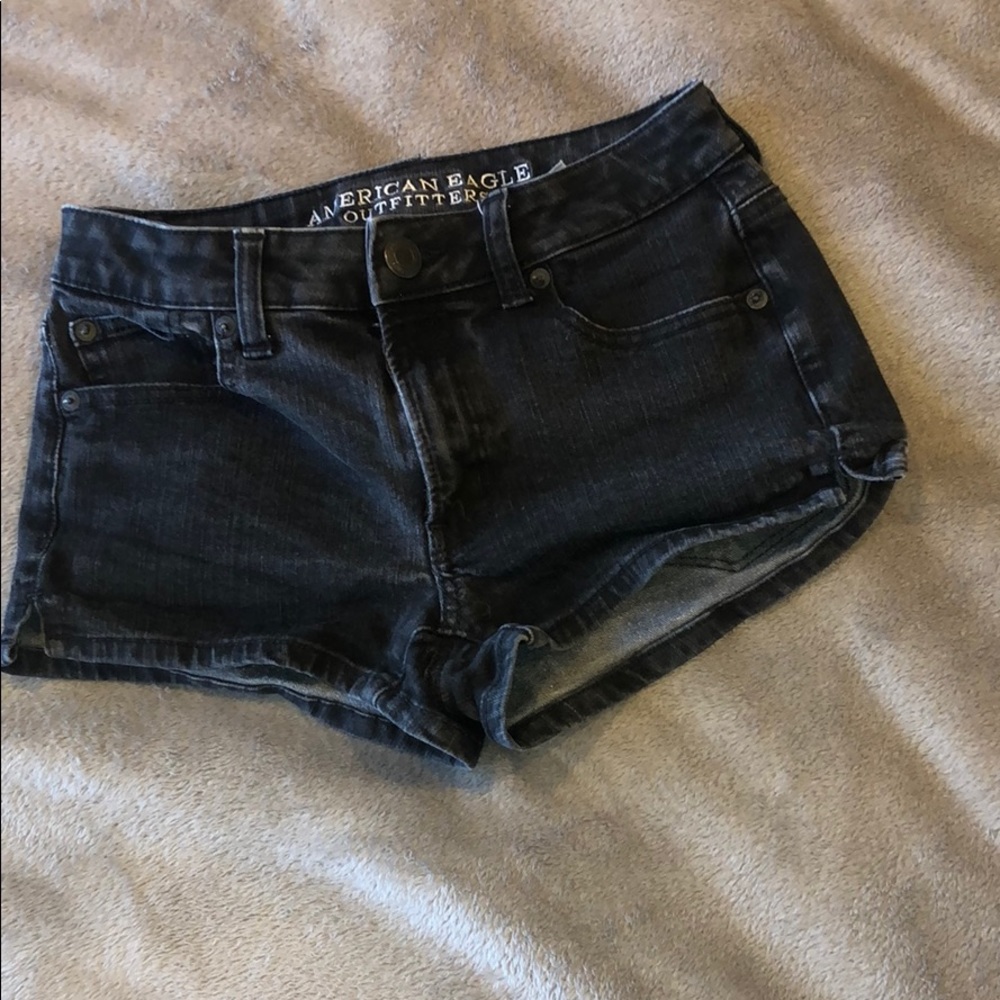 Black American Eagle Shorts